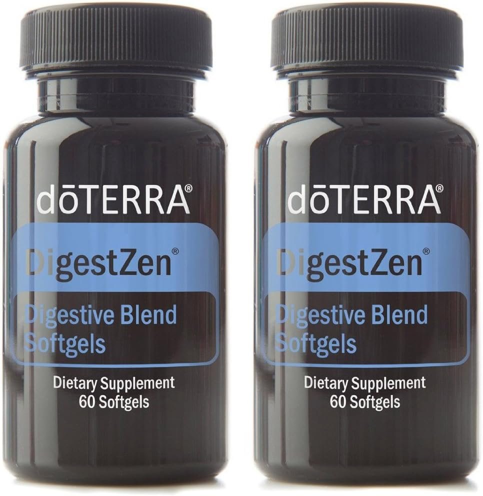 DoTerra DigestZen Essential Oil Digestive Blend Softgels - 60 ct