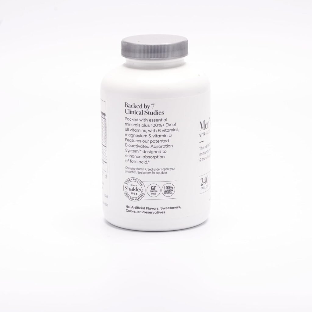 Shaklee Vita-Lea For Men Without Iron 240 ct. or Shaklee Vita-Lea For Men 240 ct.